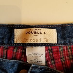 L.L. Bean Jeans - Ladies' L.L. Bean Flannel Lined Jeans Size 12M/T L.L. Bean Jeans - Ladies' L.L. Bean Flannel Lined Jeans Size 12M/T